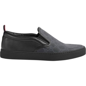 Кроссовки Gucci GG Supreme Slip-On Black, черный