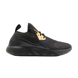 Кроссовки Nike Lunarcharge Essential 'Black Metallic Gold', черный