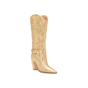 Сапоги Biancaa Cowboy Boot Vince Camuto, золотой