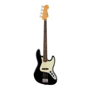 Fender American Professional II 4-String Jazz Bass Rosewood Fingerboard Guitar (правша, черный) Fender American Professional II 4-String Jazz Bass Guitar (Right-Handed, Black)