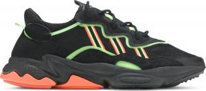 Adidas black & green ozweego shoes hotsell