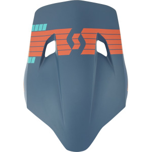 Козырек для шлема Scott 550 Stripes ECE с логотипом, синий/красный