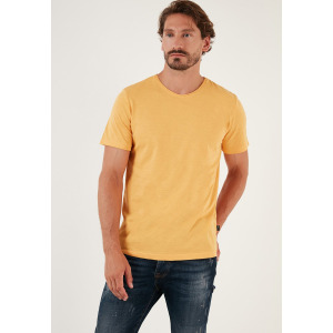 Футболка базовая SLIM FIT Buratti, цвет mustard color