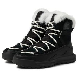 Ботинки SOREL ONA RMX Glacy Waterproof, цвет Black/Sea Salt