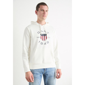 Толстовка с капюшоном PRINT HOODIE GANT, кремовый