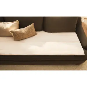 Вельветовый топпер Zara Home, экрю