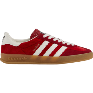 Лимитированные кроссовки Adidas Adidas x Gucci Wmns Gazelle 'Red Velvet', красный