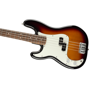 Fender Player Precision Bass для левшей, накладка на гриф Pau Ferro, 3 цвета Sunburst 0149823500