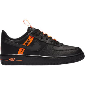 Кроссовки Nike Force 1 LV8 KSA PS 'Black Total Orange', черный