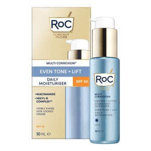 Дневной крем для лица Multi Correxion Even Tone & Lift Crema Hidratante de Día SPF30 Roc, 50 ml