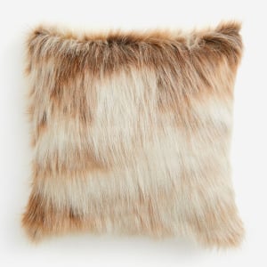 Декоративная наволочка H&M Home Fluffy, бежевый