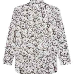 Рубашка Comme des Garçons SHIRT x KAWS Classic Printed Shirt Print D 'Grey', серый