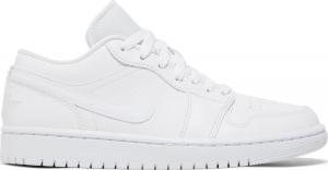 Nike air jordan 2025 1 low triple white