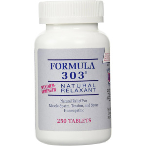 Натуральный релаксант Dee Cee Laboratories Formula 303, 250 таблеток