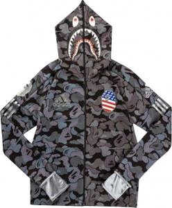 Hoodie bape x adidas on sale