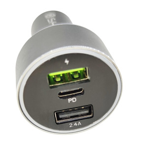 USB зарядное устройство SHP 3 в 1 успех, светло - серый