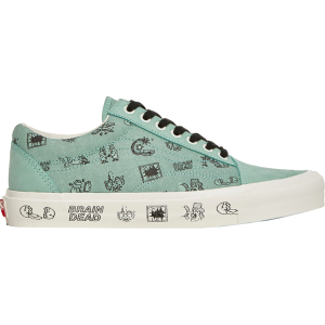 Кеды Vans Brain Dead x Old Skool LX Granite Green, зеленый