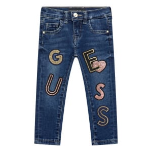 Джинсы скинни Guess, синий