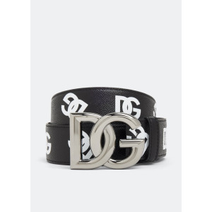 Ремень DOLCE&GABBANA DG Logo belt, черный