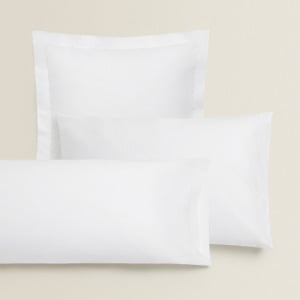 Наволочка Zara Home Cotton Percale, 500 нитей, белый