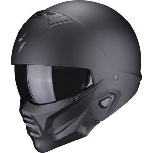 Шлем Scorpion EXO-Combat II Solid со съемной подкладкой, черный