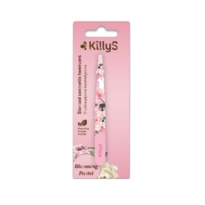 KillyS Пинцет Blooming Pastel Slanted Cosmetic Tweezers наклонный прямой косметический пинцет