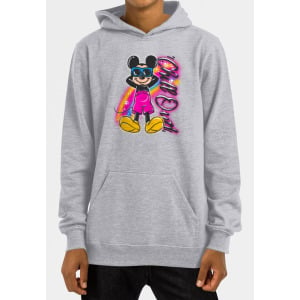 Толстовка с капюшоном MICKEY CLASSIC AIRBRUSHED  Disney, цвет Mottled Light Grey