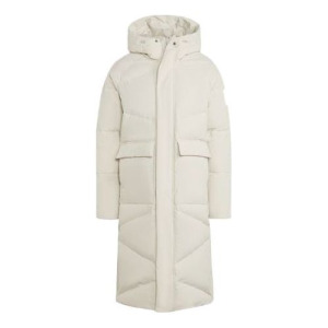 Пуховик adidas Big Baffle Down Coat, бежевый