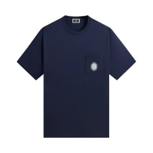 Футболка Kith & Kin Lace Crest Pocket Tee, синий