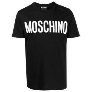 Moschino футболка с логотипом, черный