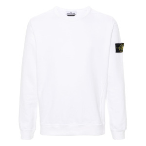 Stone Island толстовка Compass из органического хлопка, белый