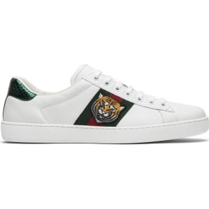 Кроссовки Gucci Ace Embroidered Tiger, белый