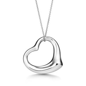 Колье Tiffany & Co. Open Heart, серебро