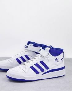 Adidas forum mid refined blue store