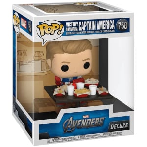 Фигурка Funko Pop! Deluxe Marvel: Avengers Victory Shawarma Series - Captain America, Figure 4 of 6