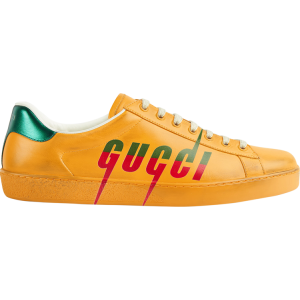 Кроссовки Gucci Ace Gucci Blade - Distressed Yellow, желтый