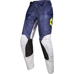 Мотоциклетные брюки Scott 350 Dirt Evo с логотипом, синий/белый