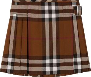 Burberry check mini best sale skirt