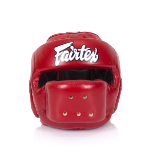 Защитный шлем Fairtex Full Face, размер L, красный