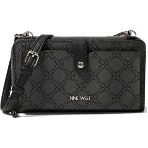 Сумка кросс-боди Nine West Waylynn Slg Tech Crossbody, цвет Jet Black Logo