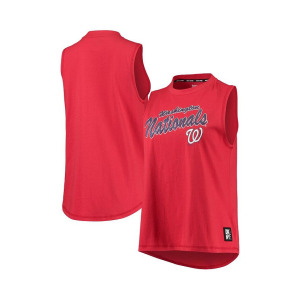 Женская красная майка Marcie Washington Nationals DKNY, красный