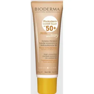 Photoderm Mineral Cover Touch Dore SPF 50+ 40 мл Высокая степень покрытия Защита для взрослых Bioderma