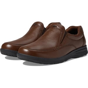 Лоферы Nunn Bush Cam Moc Toe Slip-On, цвет Brown Tumbled Leather