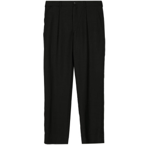 Comme des Garçons Homme Plus pleated mid-rise tailored trousers, черный