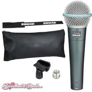 Динамический микрофон Shure BETA 58A Handheld Supercardioid Dynamic Microphone