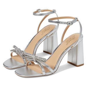 Туфли Jewel Badgley Mischka Hillary, цвет Silver Leather