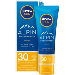 Sun Alpin Солнцезащитный крем для лица Spf30 Защита от солнца 50 мл, Nivea