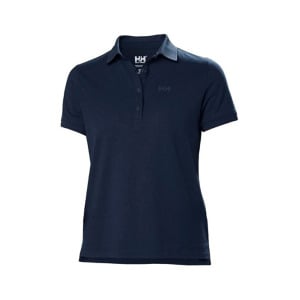 Темно-синяя женская футболка-поло HHA.34352_W SIREN POLO Helly Hansen, темно-синий