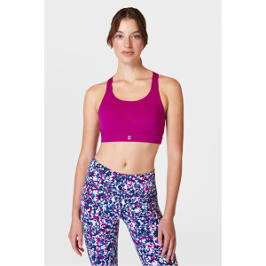 Спортивный бюстгальтер Power со средней поддержкой Sweaty Betty, розовый