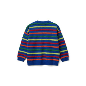 Вязаный свитер WITH STRIPES United Colors of Benetton, разноцветный